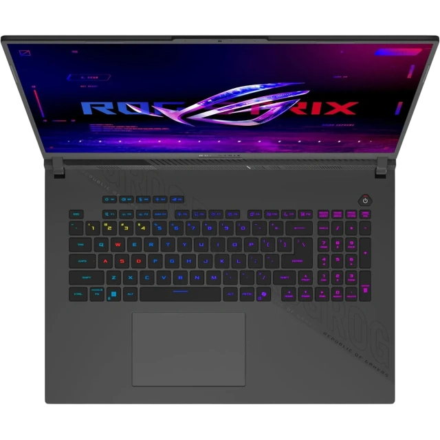 Ноутбук Asus ROG Strix G814FP-WS96 (AMD Ryzen 9 9955HX/18" 2560x1600/32Gb/1Tb SSD/GeForce RTX5070/Win 11 Home) Eclipse Gray - фото